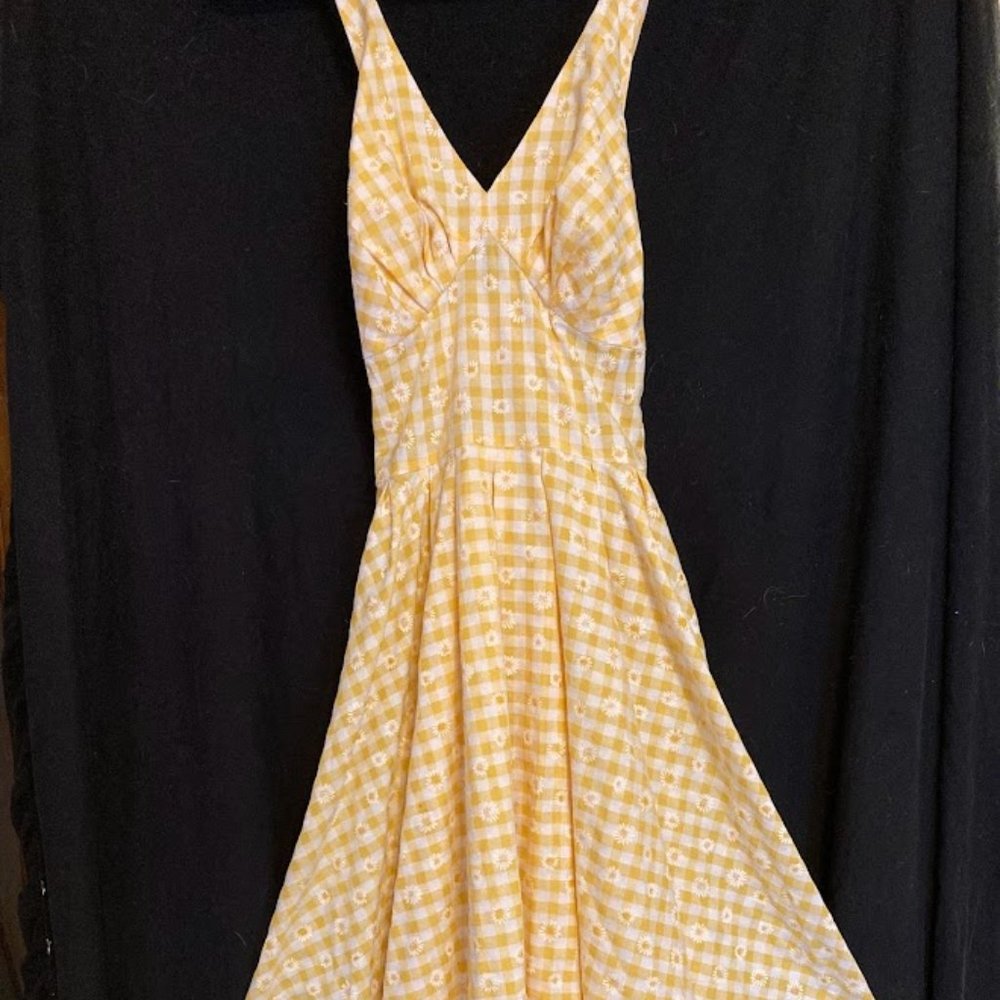 Miss Candyfloss Halter Daisy Dress Small